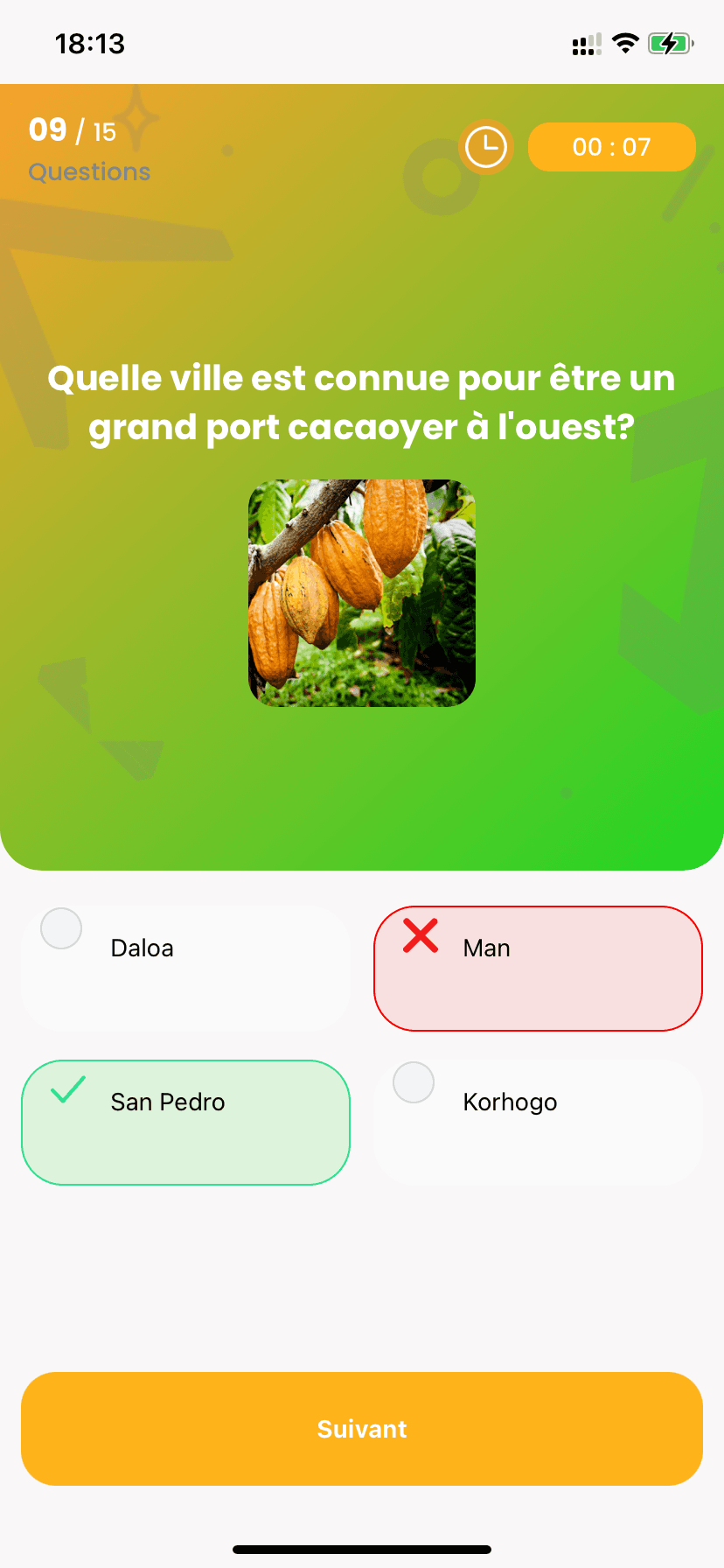 Question image dans Squiz Brain